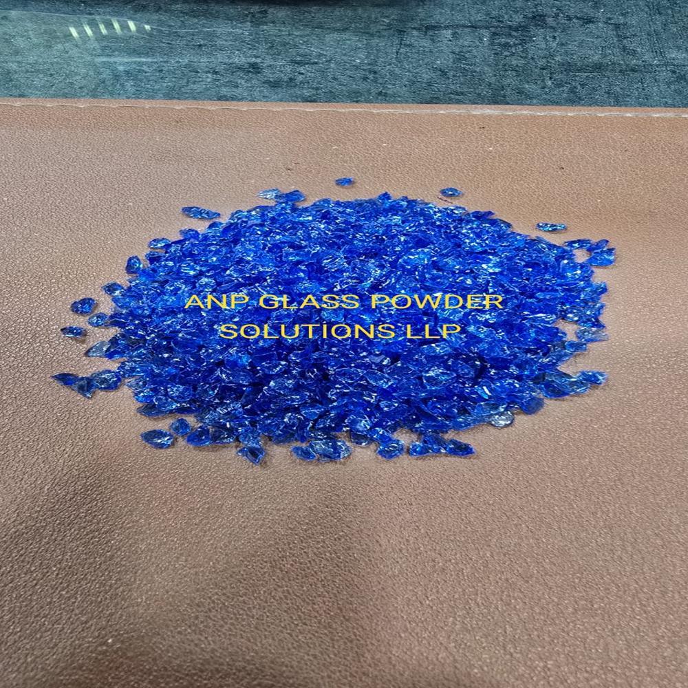Blue Glass Cullet