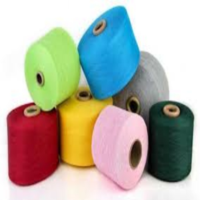 Colored Cotton Yarn - Color: Blue