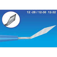 Keratome Slit Knives - Stainless Steel Blade, Multiple Sizes, Blue Handle | Single/double Bevel, Tapered Diamond Or Pointed Tip, Anti-slip Ergonomic Handle