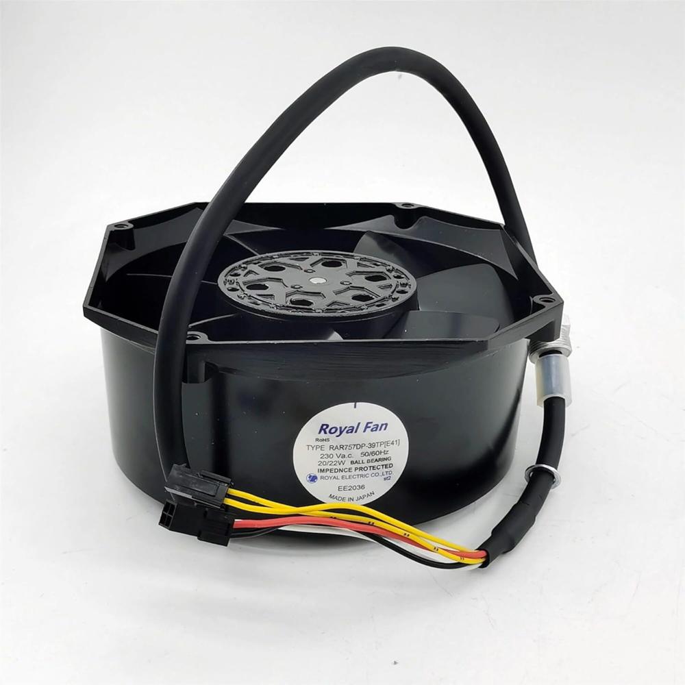 ROYAL FAN RAR757DP-39TP[E41] 230V AC 20/22W 25089mm Ball Bearing Industrial Axial Cooling Fan