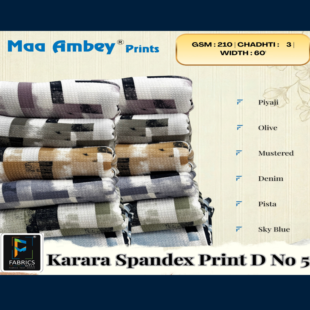 Karara Spendex Print Fabric