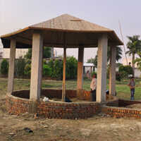 Bamboo Hut - Size: Customizable / As Per Requirement