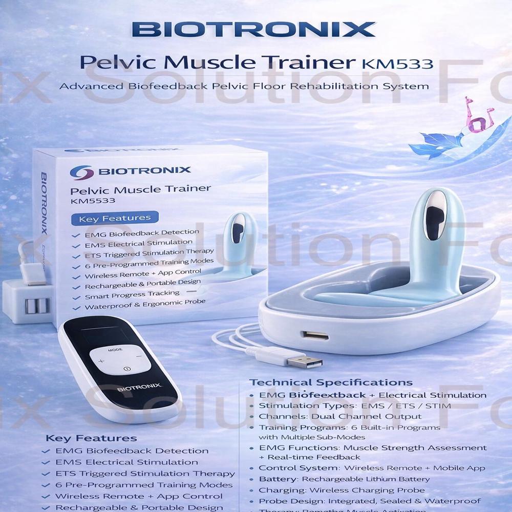 App-Based Pelvic Muscle Trainer KM-533-4 for Daily Rehabilitation Use