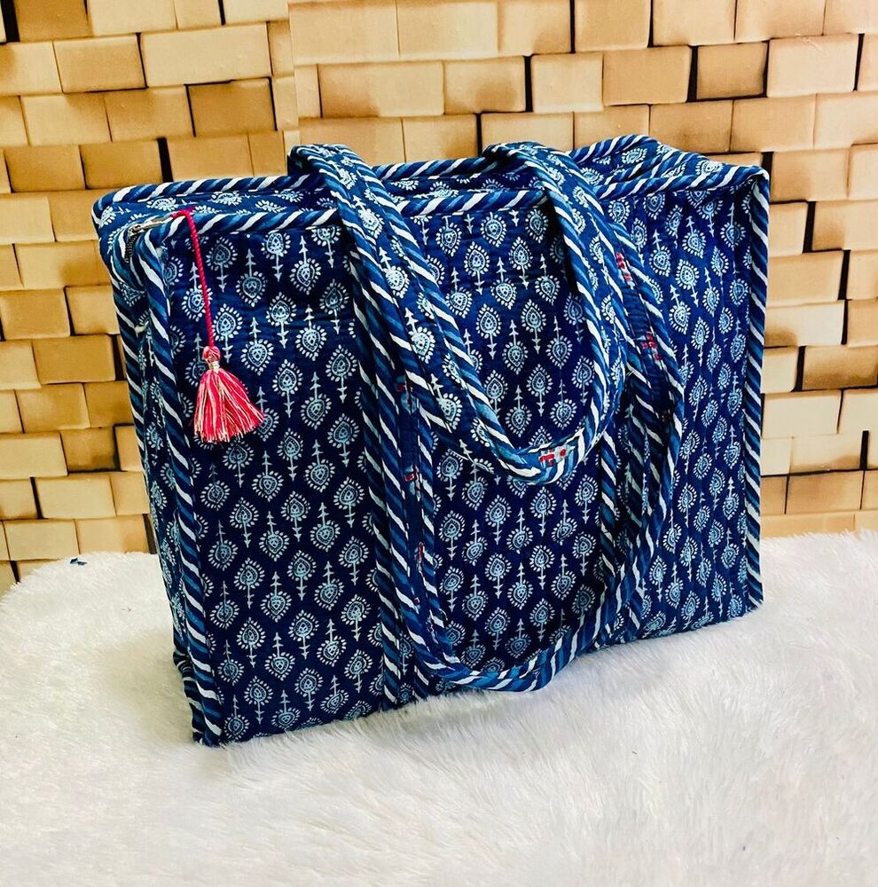 Multi Purpose Cotton Quilted Tote Bag
