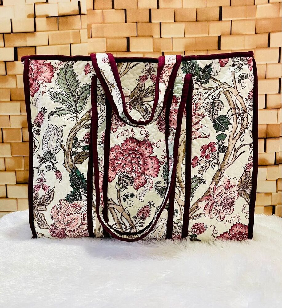 Casual Printed Quilted Bag