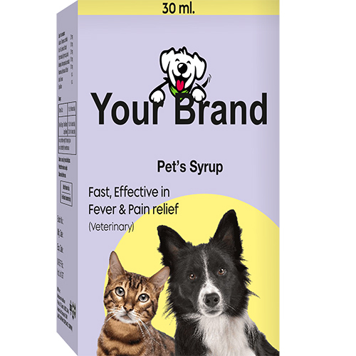 30ml Fast Effective Fever And Pain Relief Pet Syrup