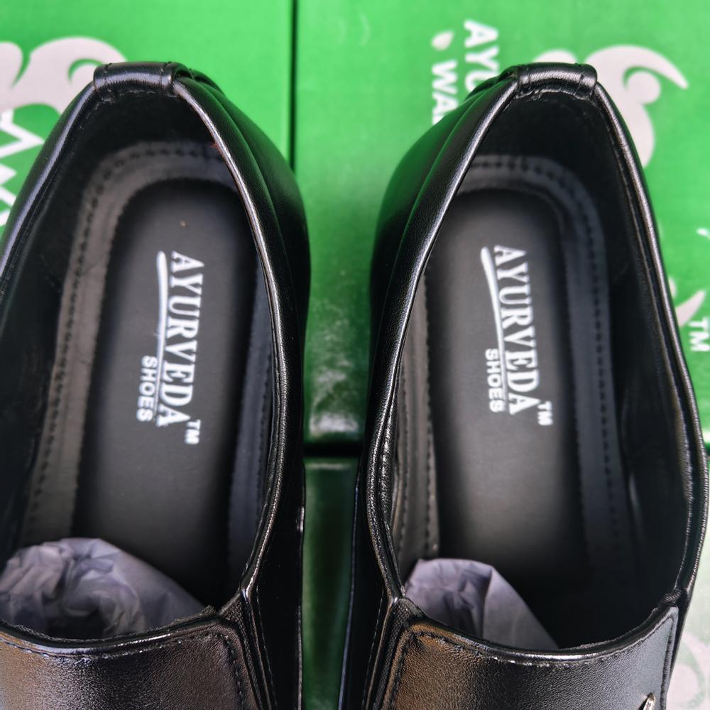 Ayurveda Shoes Lightweight Comfort-Fit Synthetic Formal Slip-On Shoes