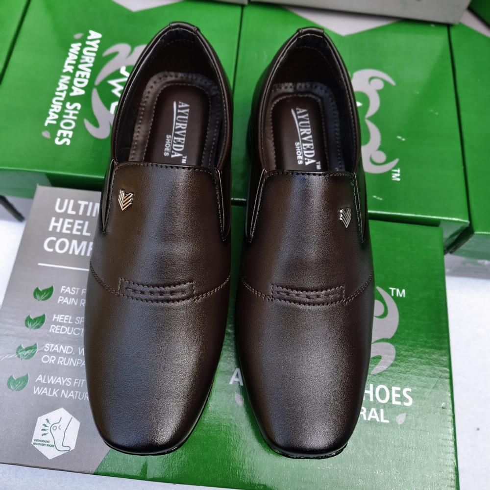 Ayurveda Shoes Modern Square-Toe Synthetic Formal Shoes