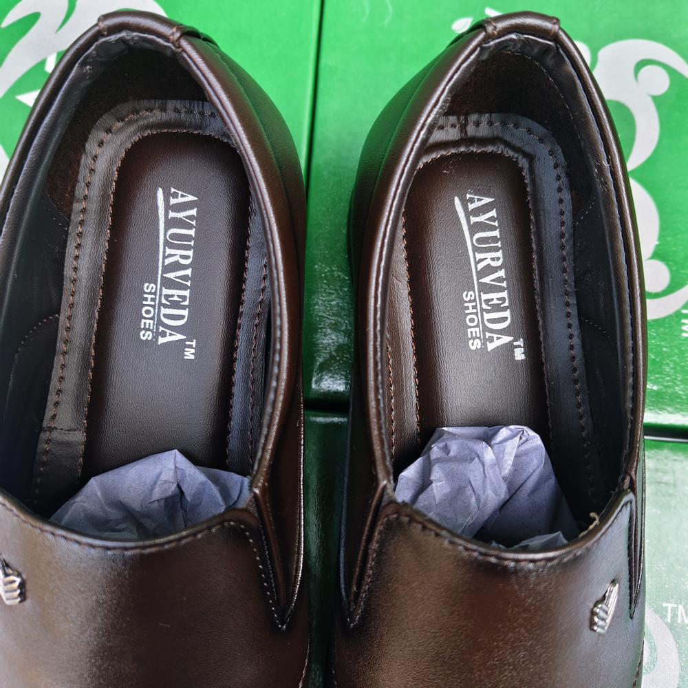 Ayurveda Shoes Modern Square-Toe Synthetic Formal Shoes
