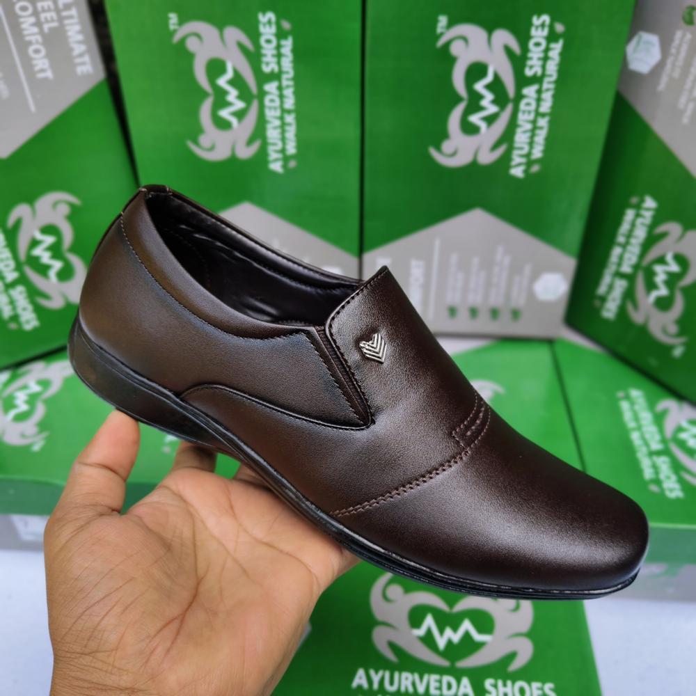 Ayurveda Shoes Modern Square-Toe Synthetic Formal Shoes