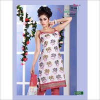 सफ़ेद और लाल डिज़ाइनर सलवार सूट