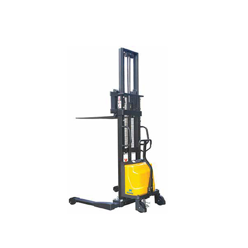 NKSESA-III-1030YEL Semi-electric Stacker With Adjustable Fork