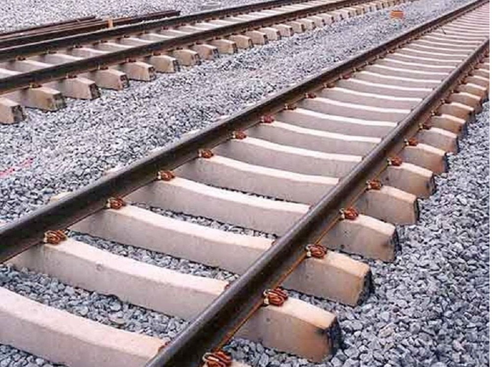 Rail Concrete Sleeper - Color: Grey