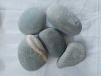 light grey river stone / Natural Smooth surface tumble pebbles / fountain and artificial pond used pebbles
