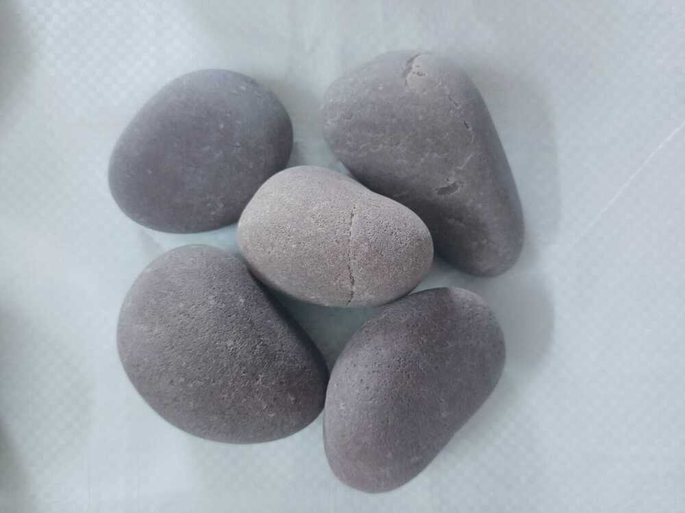 light grey river stone / Natural Smooth surface tumble pebbles / fountain and artificial pond used pebbles