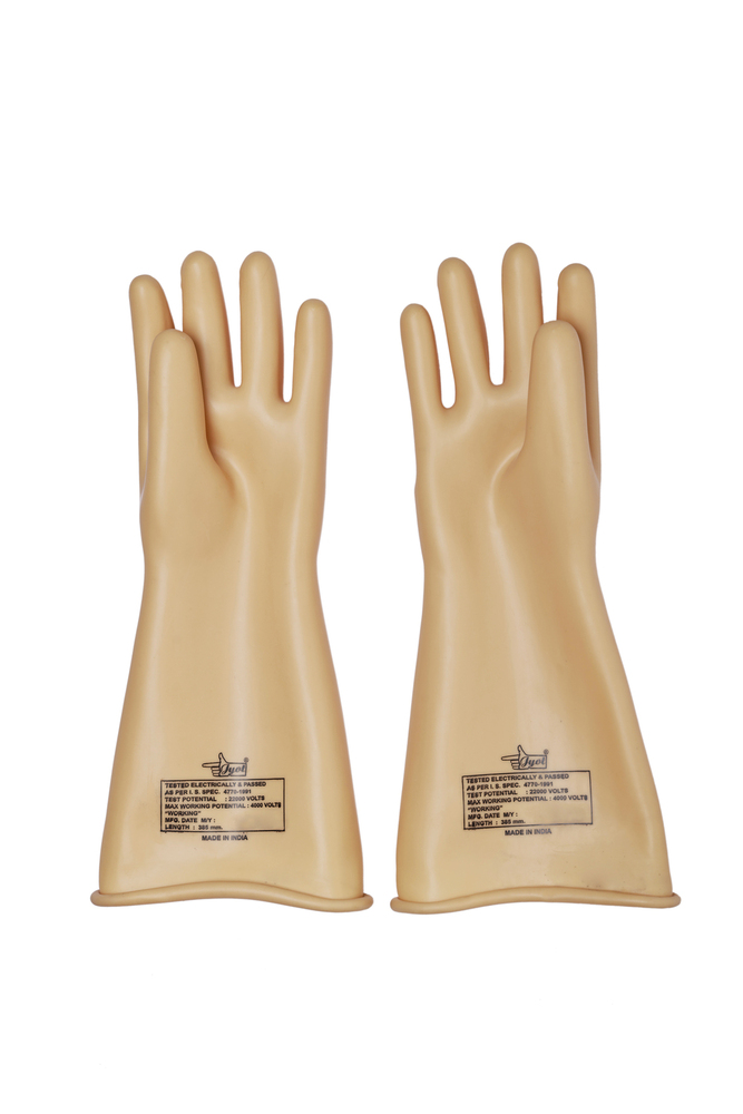 Electrical  Rubber Hand Gloves 22000v