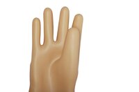 Electrical  Rubber Hand Gloves 22000v