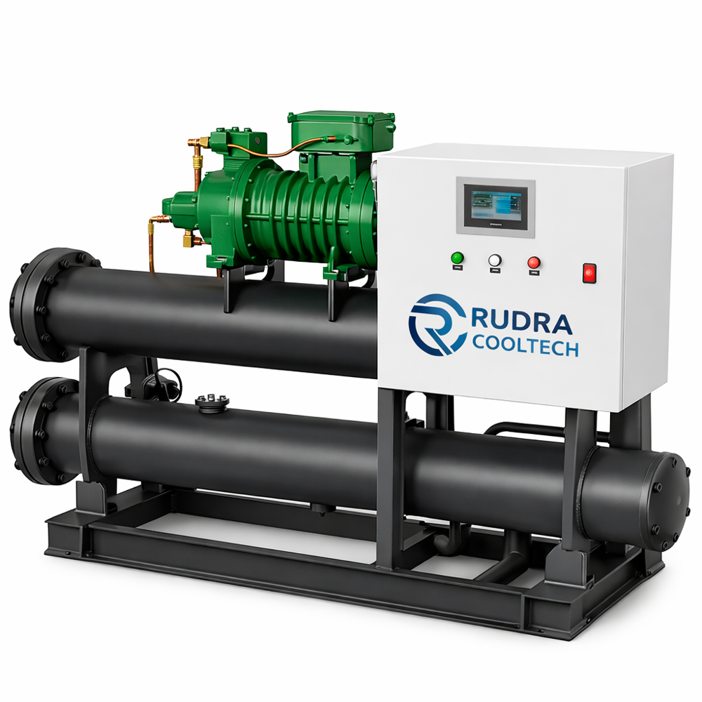 50Ton Rudra Cooltech Water Cooled Screw Chiller