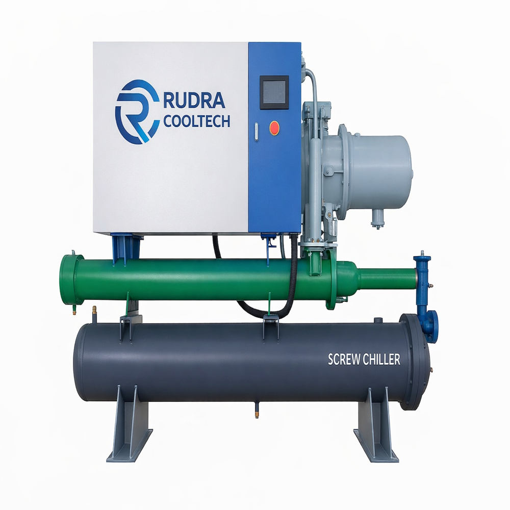 50Ton Rudra Cooltech Water Cooled Screw Chiller
