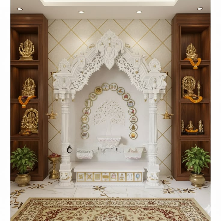 Marble home mandir