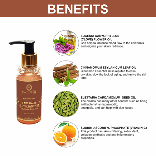 Clove And Cardomom Anti Acne Face Wash
