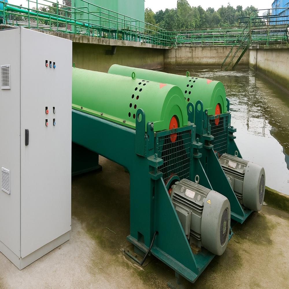 Trial ETP SS316 Self Cleaning Draining Decanter Centrifuge Press