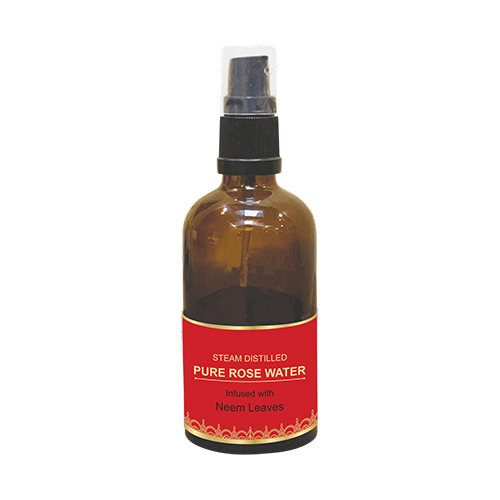 Pure Rose Water Infused With Neem Leaves