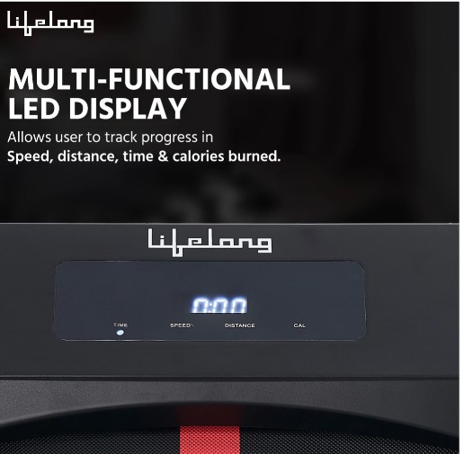 Lifelong LLTM162 Fit Pro 2 HP Peak DC Motorized  Treadmill