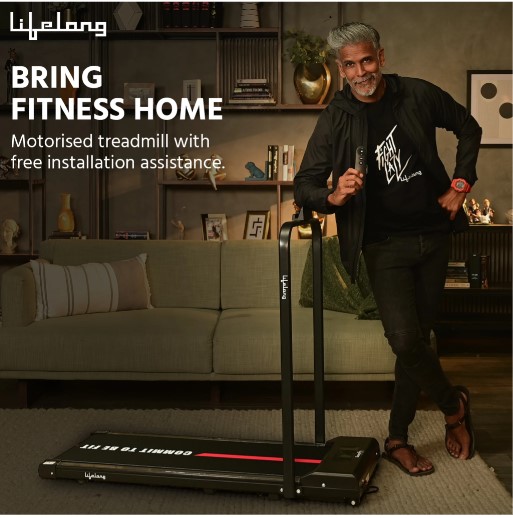 Lifelong LLTM162 Fit Pro 2 HP Peak DC Motorized  Treadmill