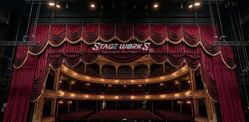 Auditorium Balloon Pleated Australian Stage Curtain