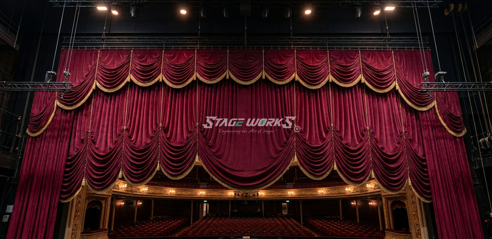 Auditorium Balloon Pleated Australian Stage Curtain