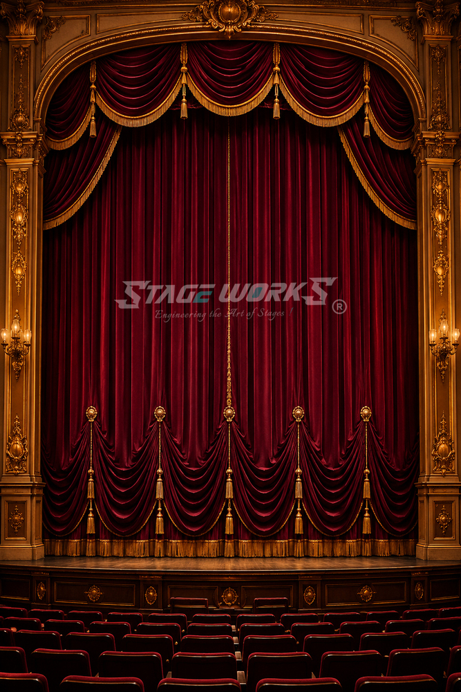 Auditorium Vertical Austrian Splendor Curtain