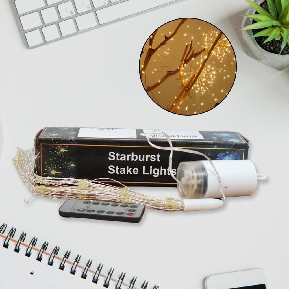 Remote Controlled Starburst Firework Led Hanging Decorative Light (1 Pc) - Color: Mix
