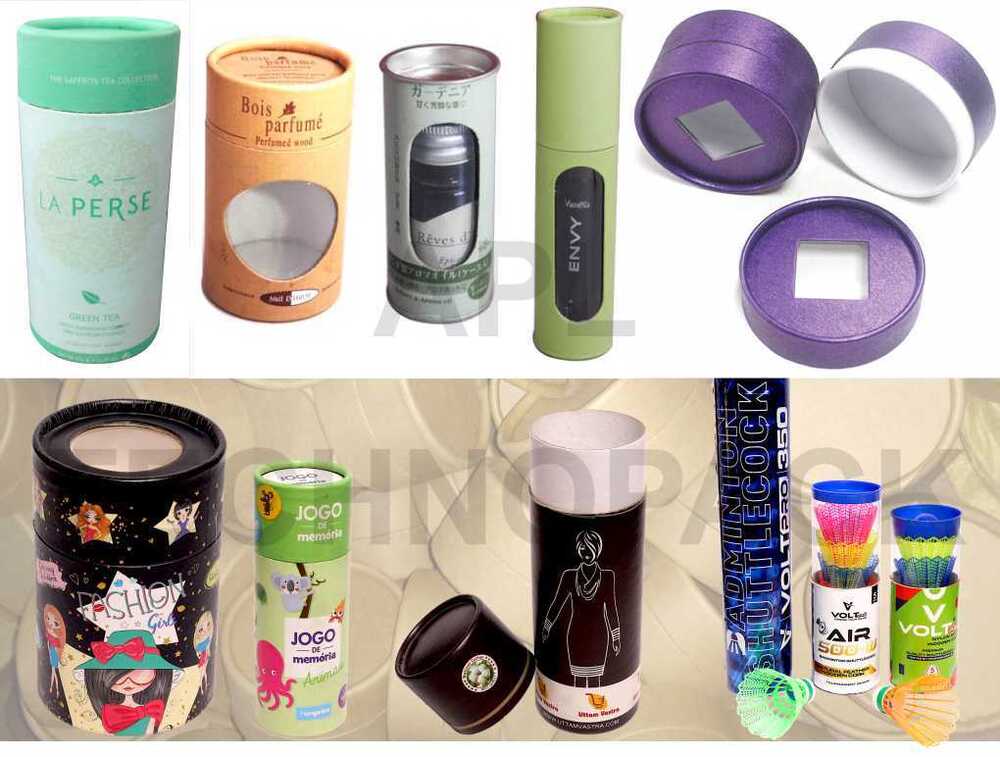 10 Round Paper Tube Box