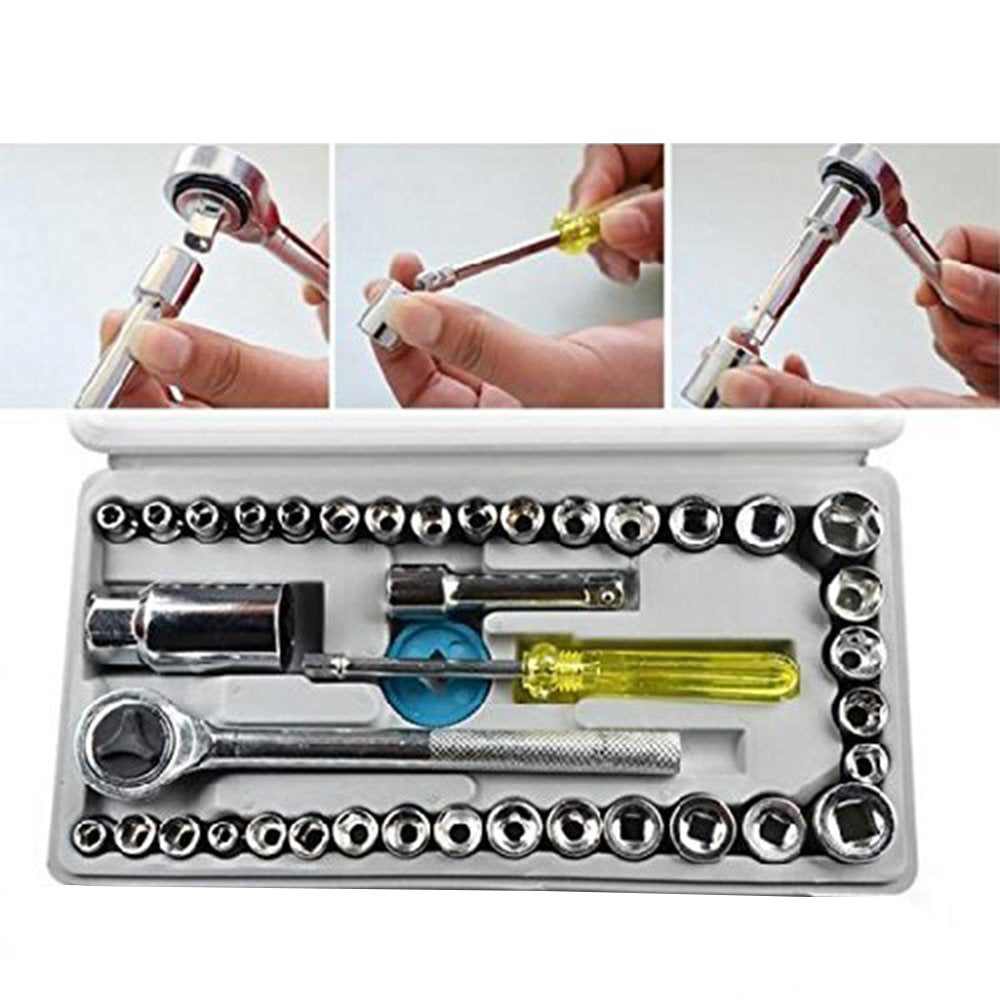 Socket Combination Toolkit (40 Pcs)