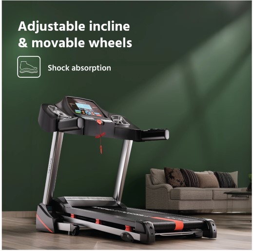 Lifelong LLTM153 Fit Pro 4.5 HP Peak Max Speed 14km/ hr 3 level Manual Incline Treadmill
