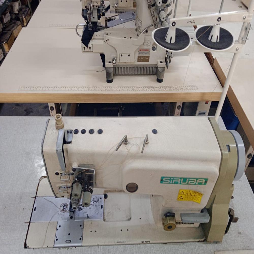 SIRUBA T828 -42 DOUBLE NEEDLE SEWIING MACHINE
