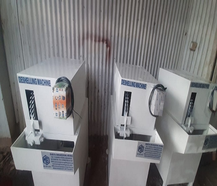 Mariya Coconut Deshelling Machine Single head 150 nuts/hr