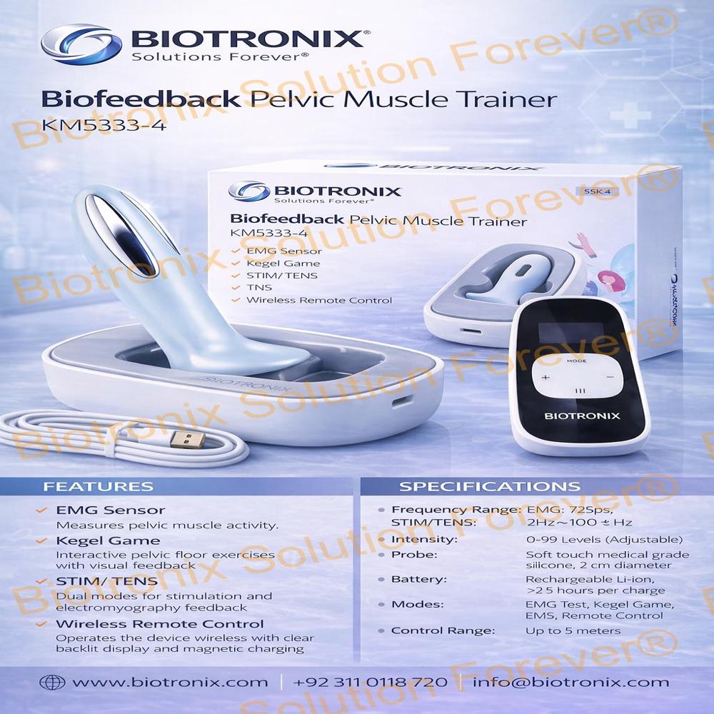KM-533-4 Portable Pelvic Biofeedback Rehabilitation Trainer for Women
