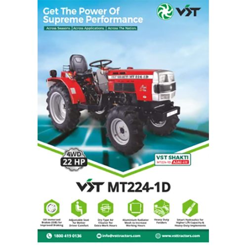 VST Shakti MT 224 1D AJAI 4WB - Tractor
