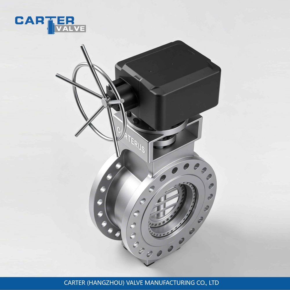 Six Eccentric Butterfly Valve / Advanced Triple Offset Butterfly Valve, Stainless Steel, Wafer, Pneumatic Actuated, Multi Layer Sealing Structure, Corrosive Media, ASME Standard