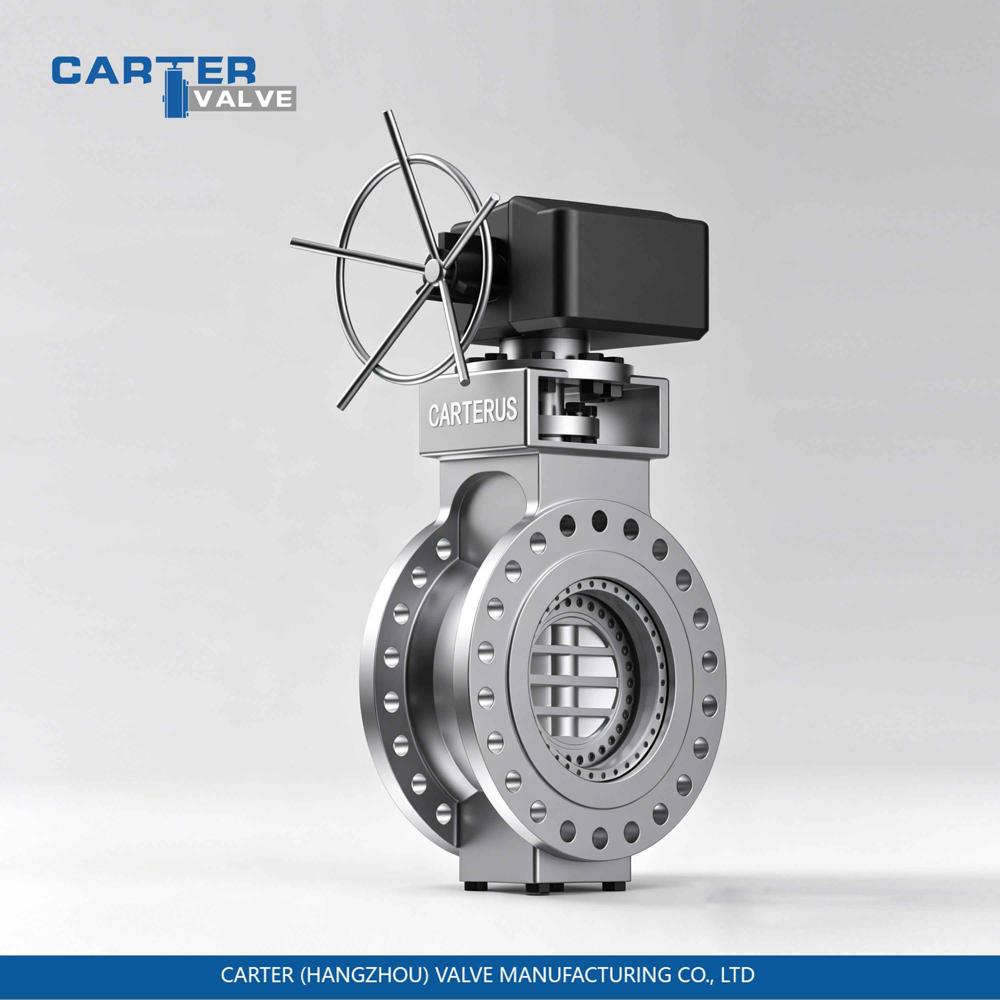 Six Eccentric Butterfly Valve / Advanced Triple Offset Butterfly Valve, Stainless Steel, Wafer, Pneumatic Actuated, Multi Layer Sealing Structure, Corrosive Media, ASME Standard