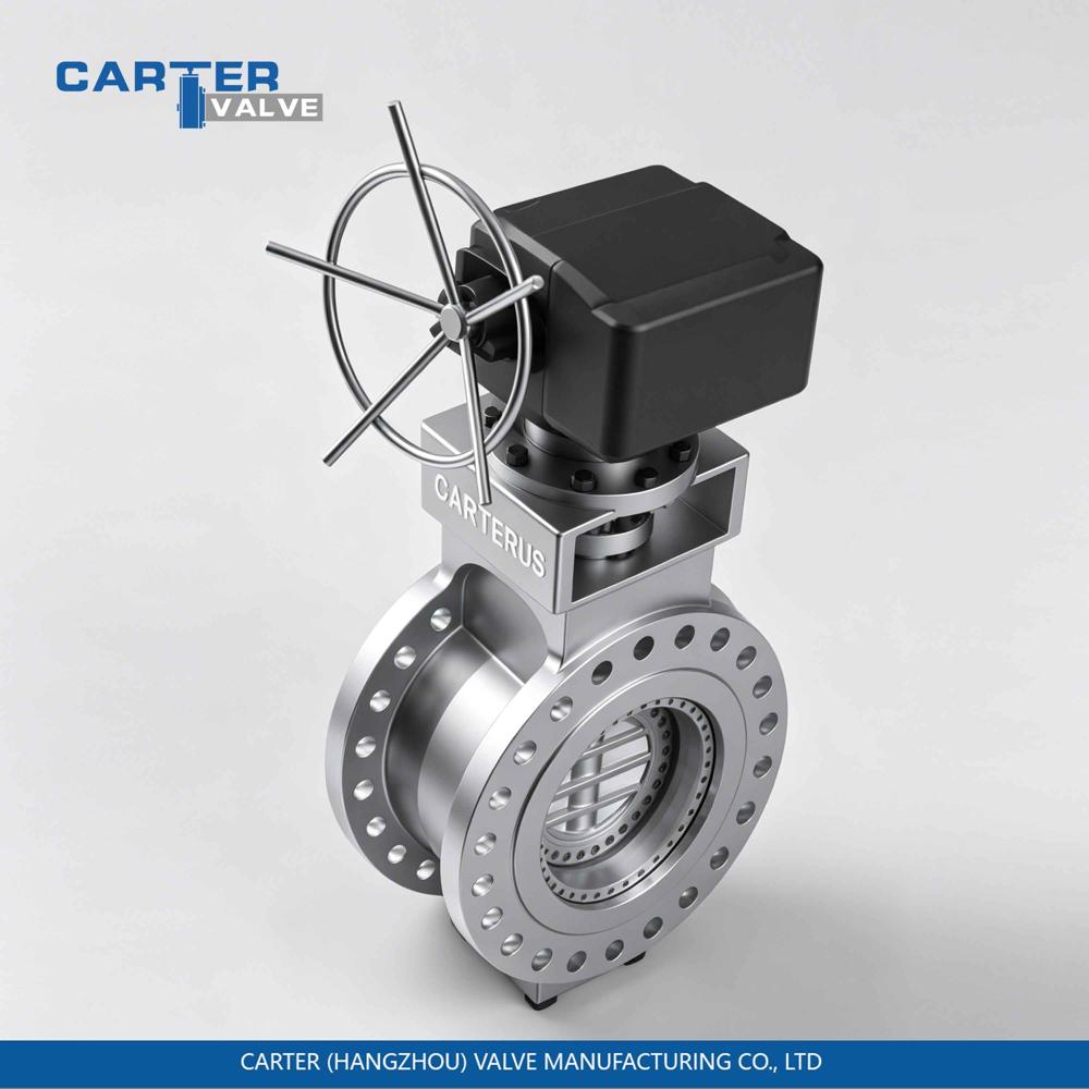 Six Eccentric Butterfly Valve / Advanced Triple Offset Butterfly Valve, Stainless Steel, Wafer, Pneumatic Actuated, Multi Layer Sealing Structure, Corrosive Media, ASME Standard