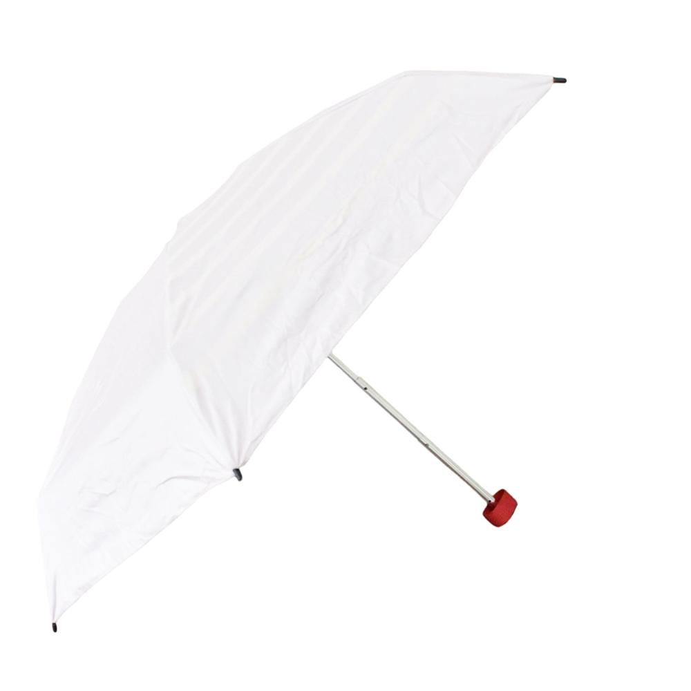 3-fold Sun & Rain Protective Solid Foldable Umbrella (1 Pc) - Color: Mix