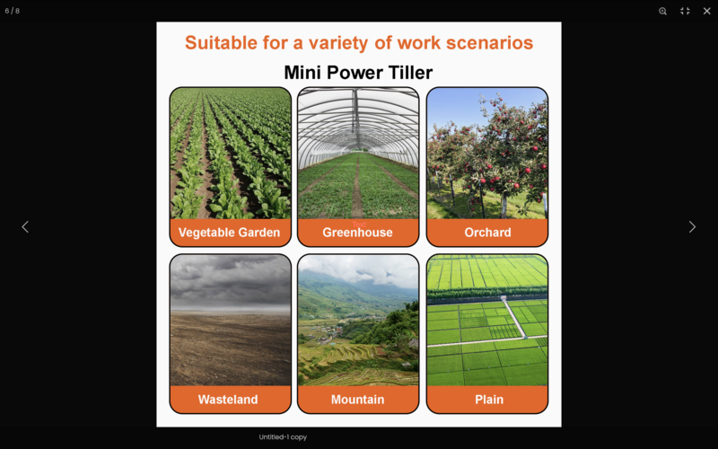 Neptune NC-52T Mini Tiller with 2 Stroke Advanced Technology 52 CC Petrol Engine