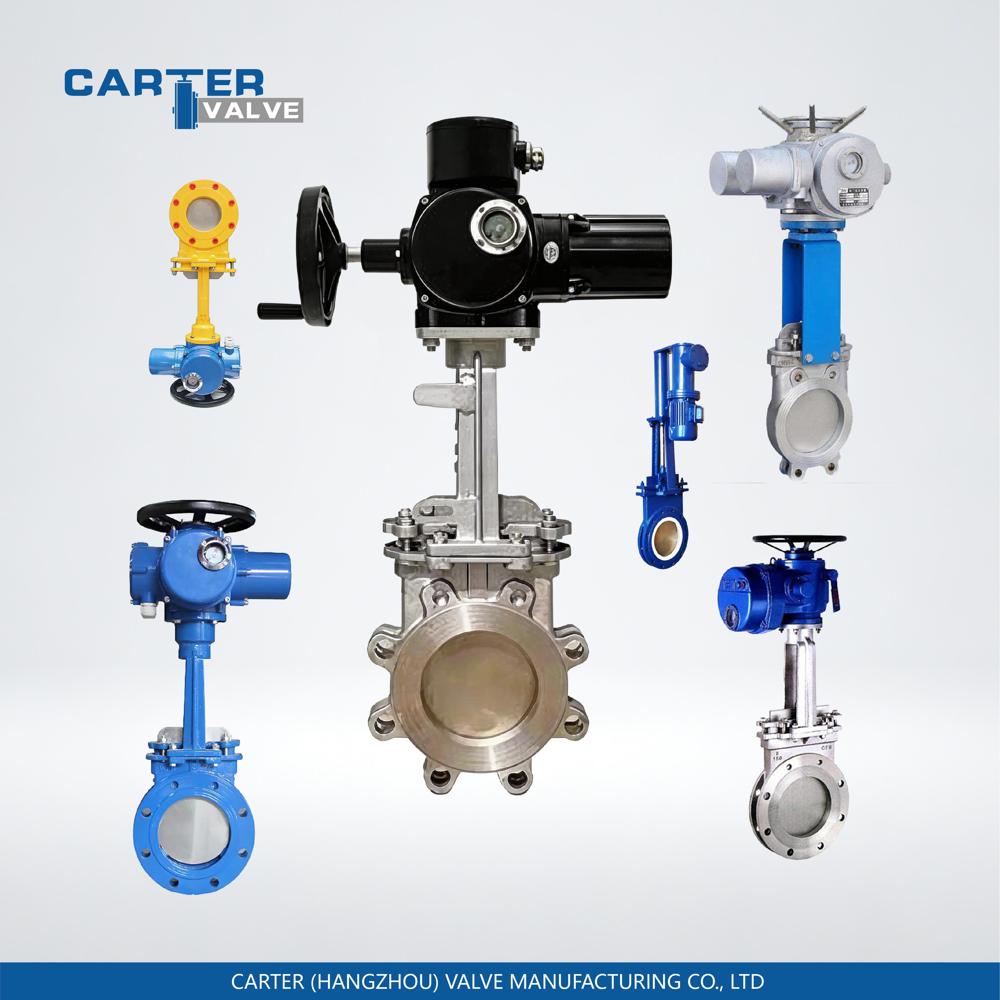 Knife Gate Valve / Through Conduit Knife Gate Valve, Stainless Steel, Flanged, Manual Handwheel, Through Conduit Structure, Pulp/Paper Slurry, DIN Standard