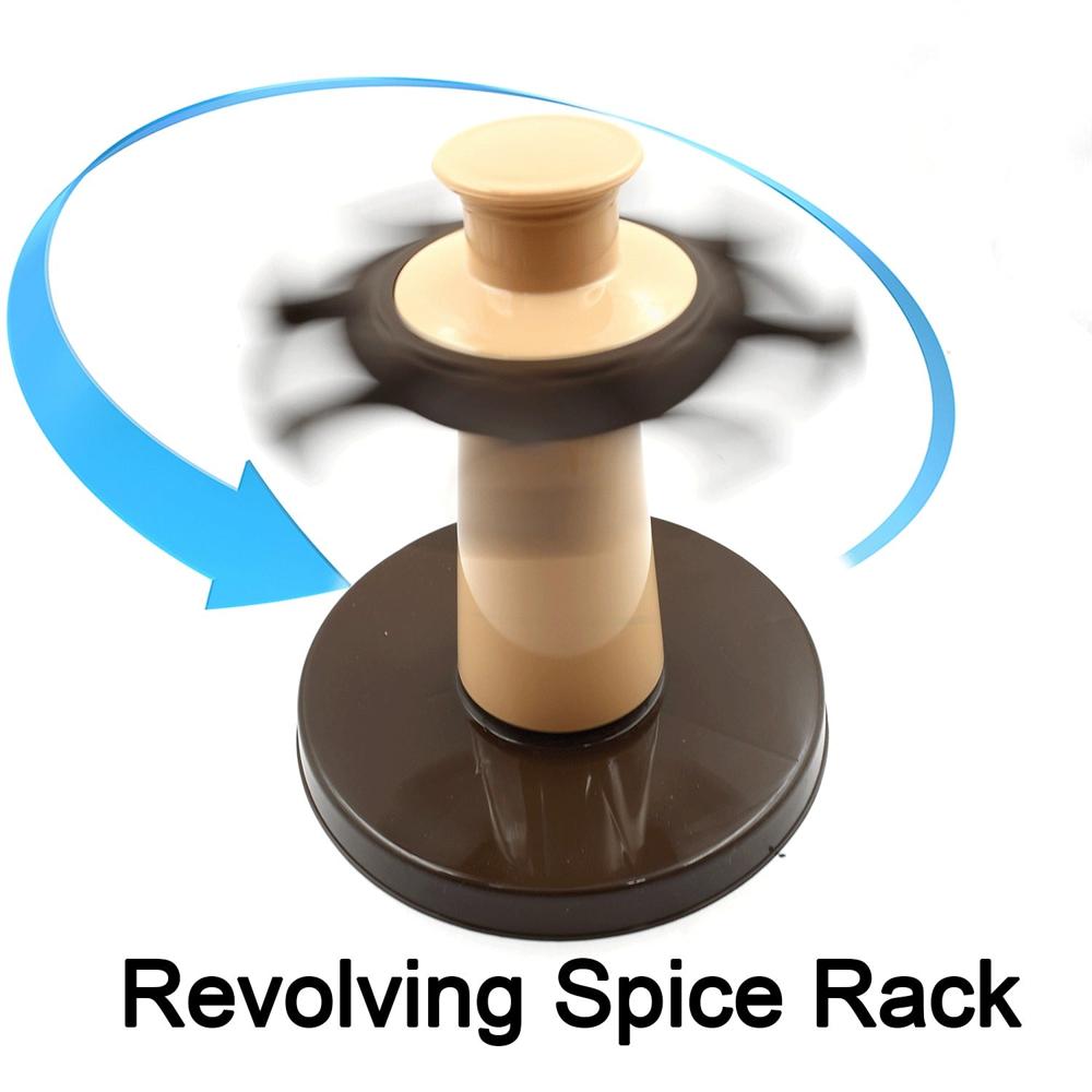Revolving Spice Rack, 8 Spice Jars With 120 Ml, Condiment Set - Color: Mix