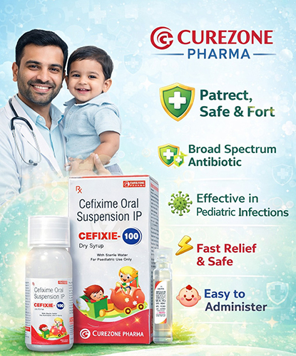 Cefixie-100 Mg Dry Syp - Brand Name: Cefixime Oral Suspension Ip