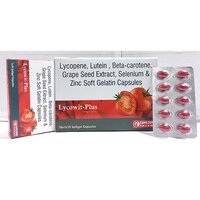 Lycopene Lutein Beta Cartene Grape Seed Extract Selenium And Zinc Soft Gelatin Capsuels - Brand Name: As Per Manufacturer