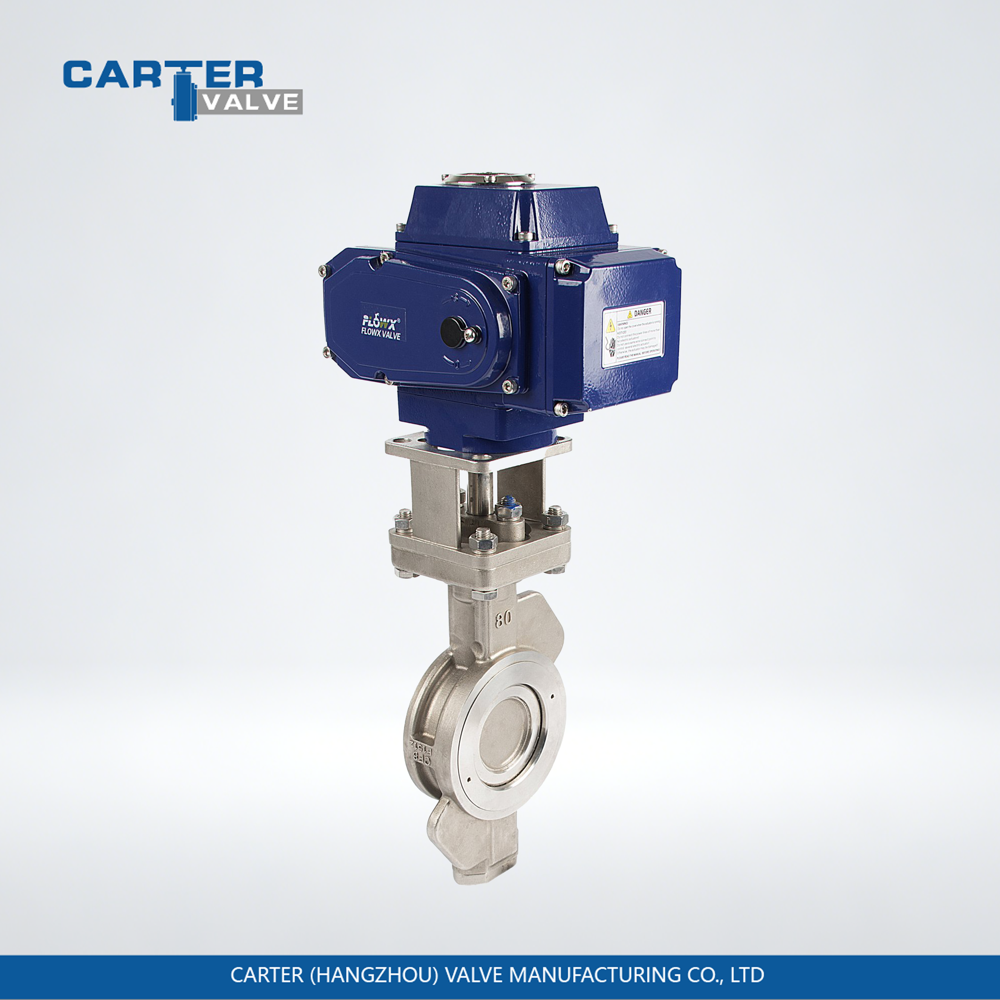 Electric Butterfly Valve / Triple Offset Butterfly Valve, Cast Steel, Flanged, Electric Actuated, Metal Seated Structure, Steam/Gas/Oil, API Standard